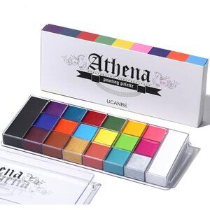🆕Kids Face Body Paint Oil Palette Professional Flash Toxic Safe Tattoo Makeup